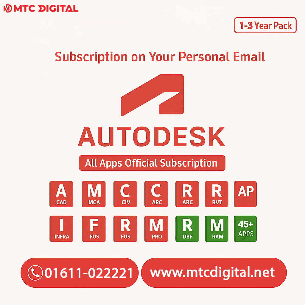 Autodesk All Apps Official Subscription on Personal Email