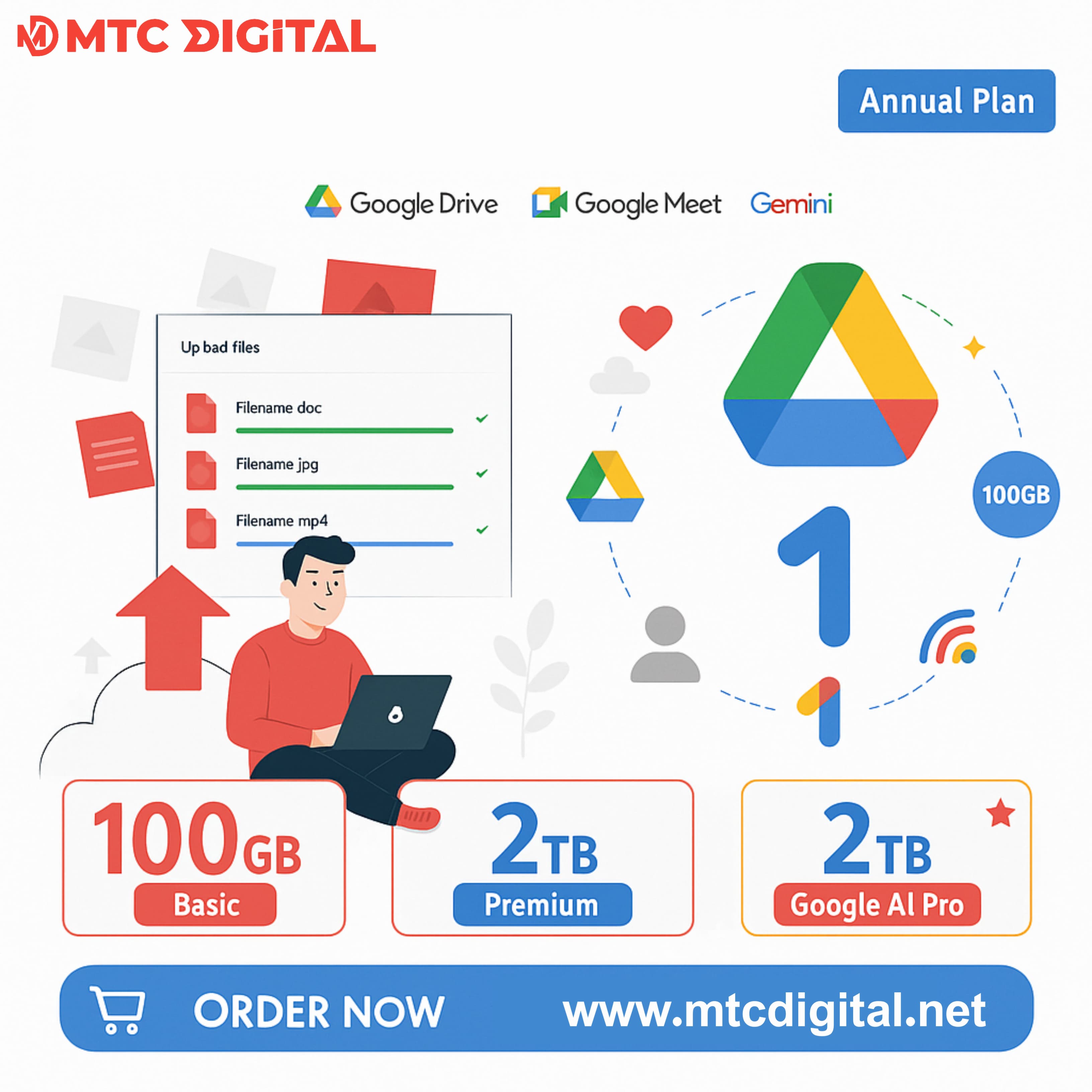 Google One Official Subscription on Your Personal Email